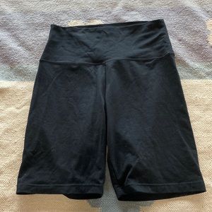 Black bike shorts